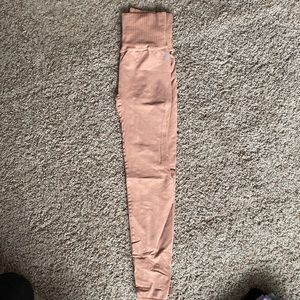 Free people movement leggings in desert rose